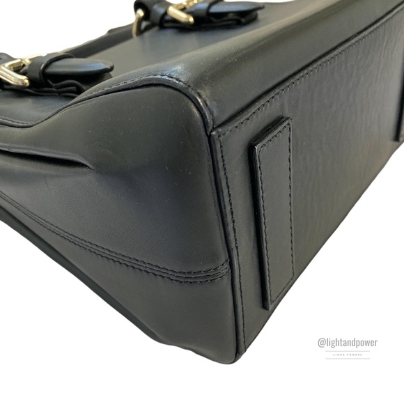 Giorgio Armani Black Calfskin Handbag EUC - Picture 12 of 16